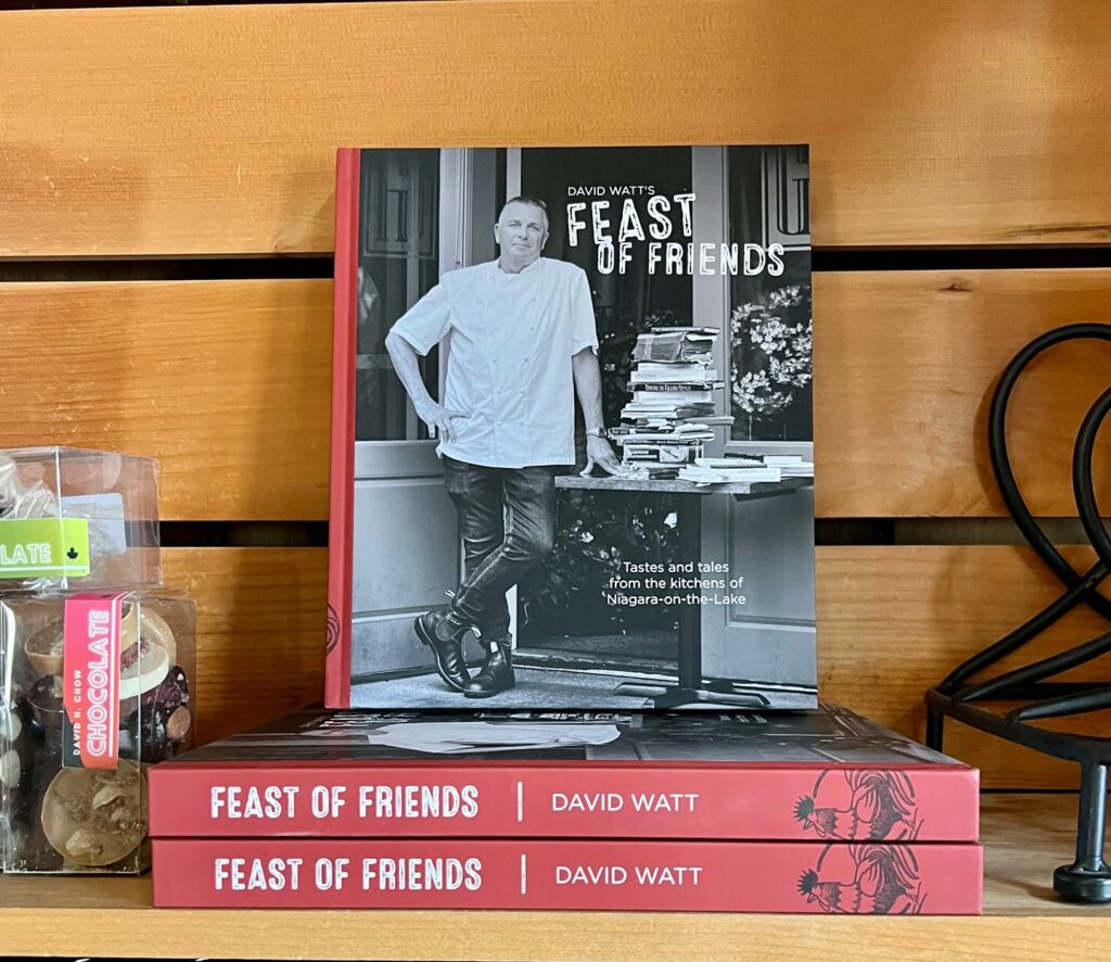 Savouring Niagara: Chef David Watt’s “Feast of Friends” Cookbook Now Available!
