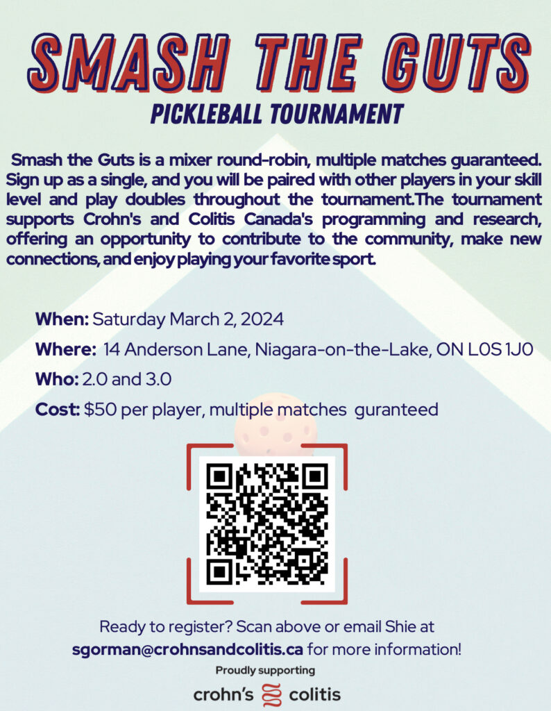 Register Now: Smash the Guts Pickleball Tournament