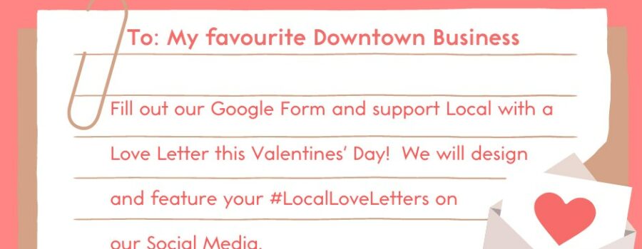 Downtown Beamsville Bench – Spreading Love to Local Businesses this Valentine’s Day!