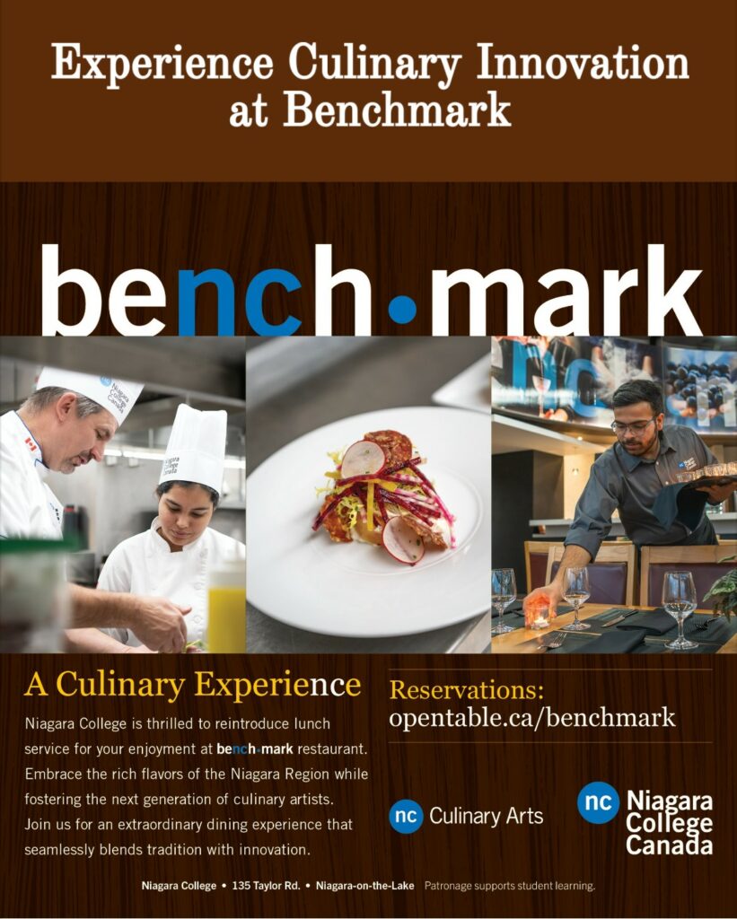 Niagara College Lunch Service at Benchmark