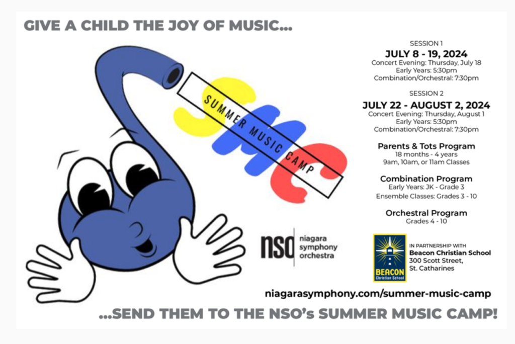 Niagara Symphony Orchestra’s Summer Music Camp! 