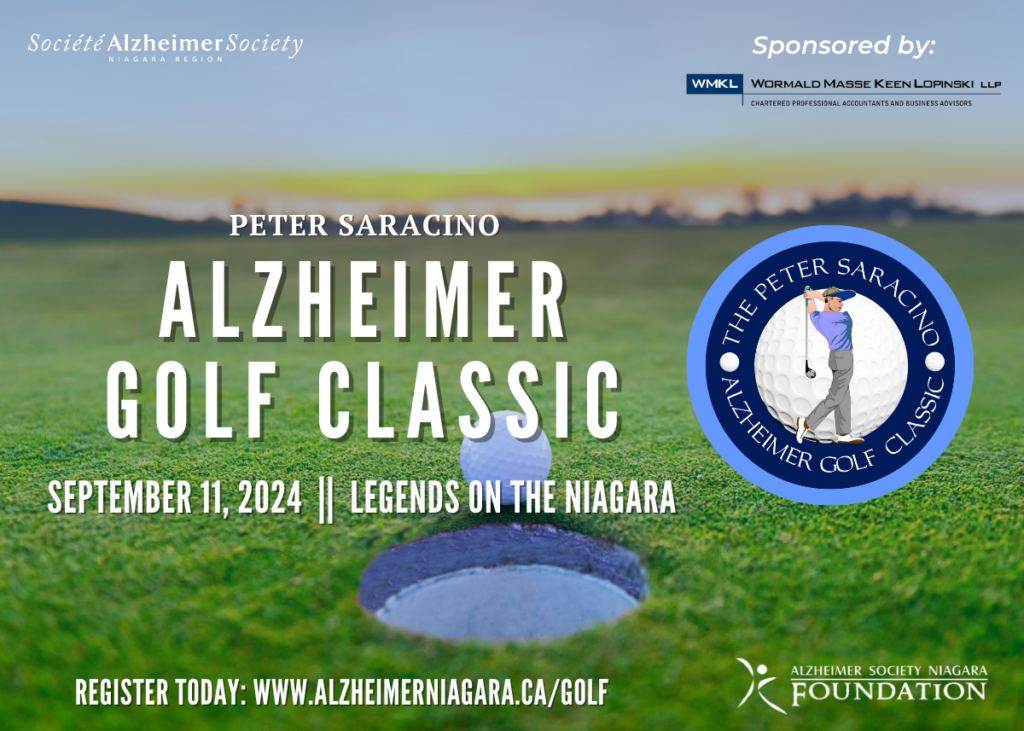 Register Today! Peter Saracino Alzheimer Golf Classic