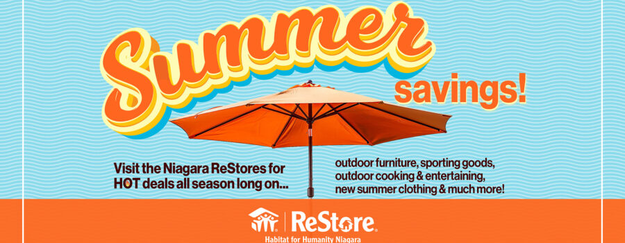 Make your summer spectacular with the Niagara ReStores!