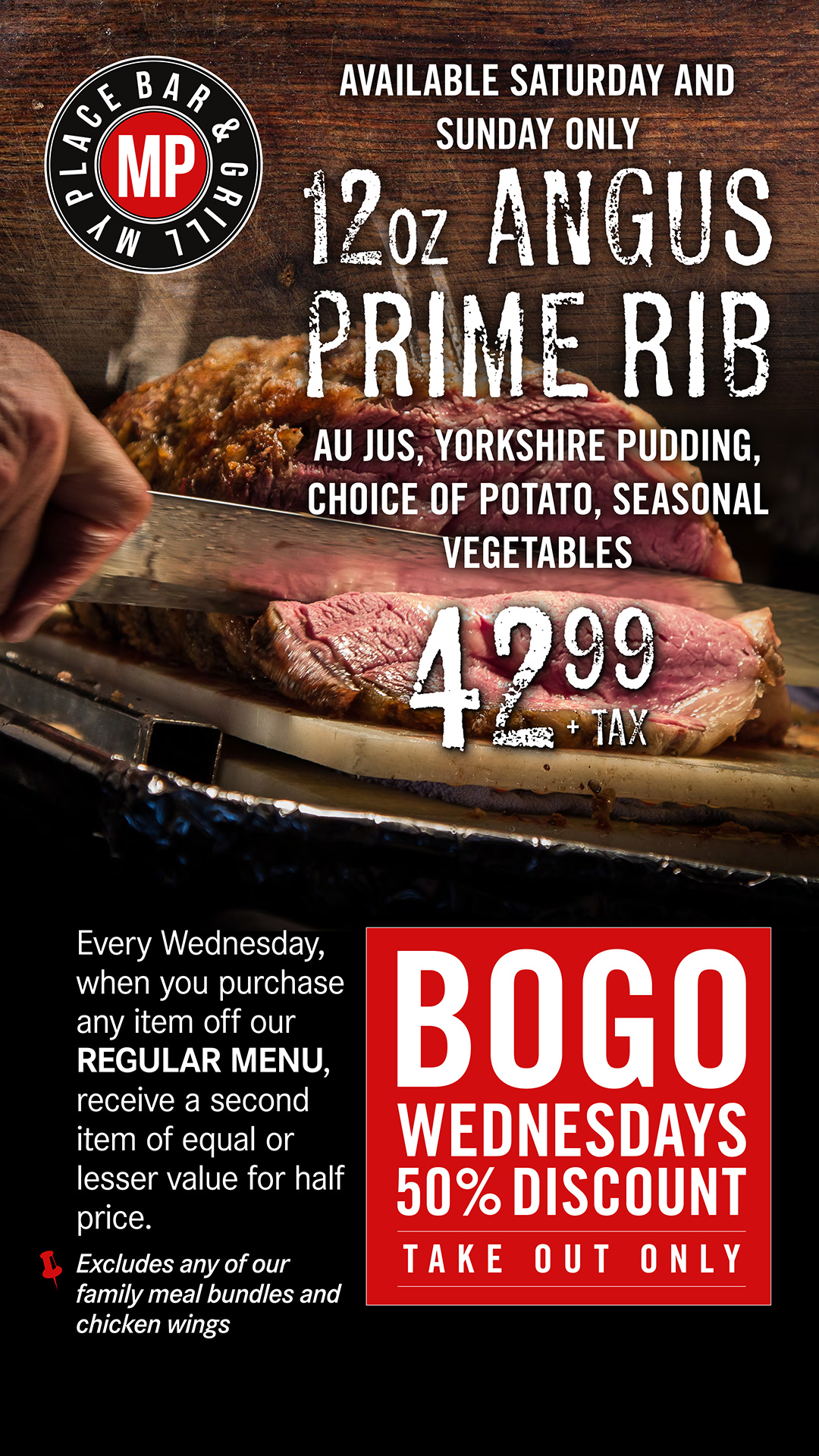 Prime Rib Special