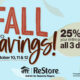 Fall into Savings at the Habitat Niagara ReStores!