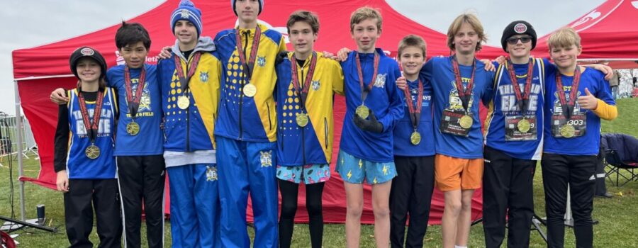 Five provincial golds for cross country teams