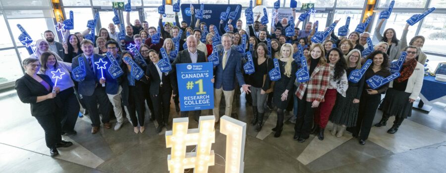 Niagara College earns No. 1 research college in Canada for second year in a row